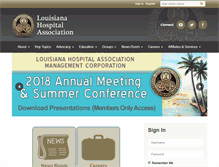 Tablet Screenshot of lhaonline.org
